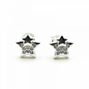 Aros topo pegado estrella