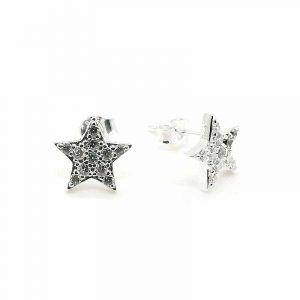 Aros topo pegado estrella