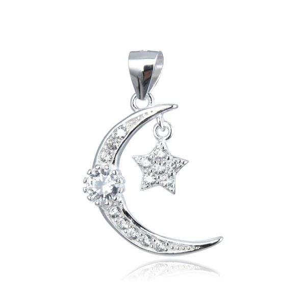 COLGANTE LUNA Y ESTRELLA