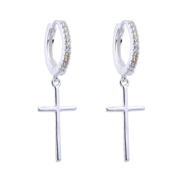 ARGOLLAS CON CRUZ 14MM